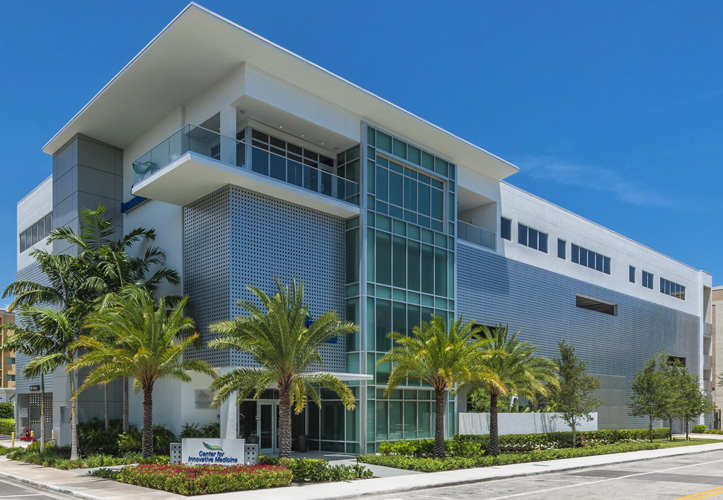 Innovative Cancer Center - Daytime Street View of the building facade - South Miami, Florida