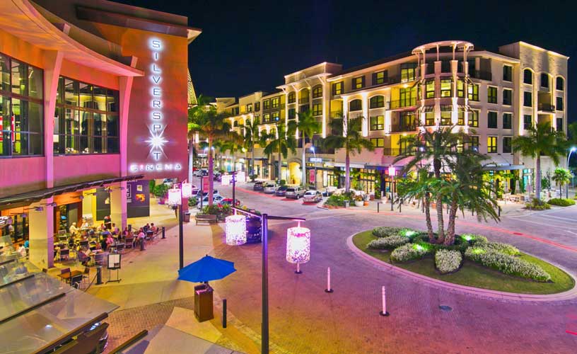 Mercato Shopping Center at Night - Naples, Florida