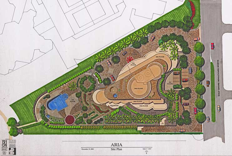 Rendering for the Aria Condo Site