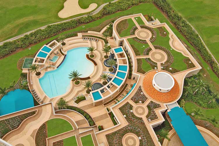Esperia looking down from the 20th floor - Bonita Springs, Florida