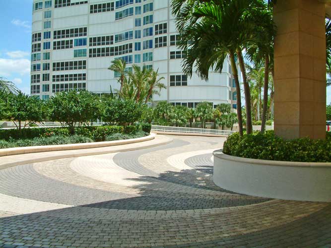 Regent specitaly paving at porte-cochere - Naples, Florida