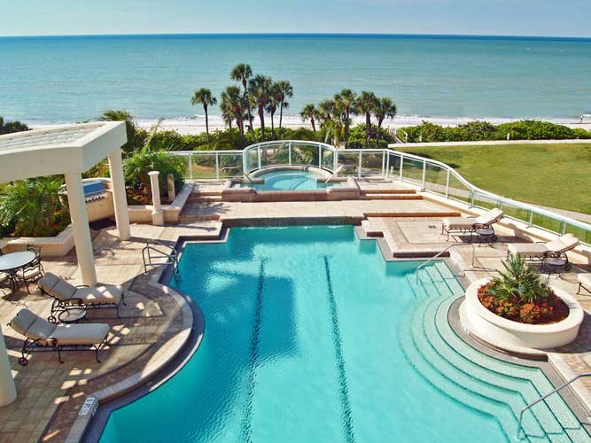 Regent Condo Pool - Naples, Florida